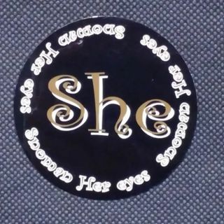 SNOMAN スノーマン 【She STICKER】黒 7cm (その他)