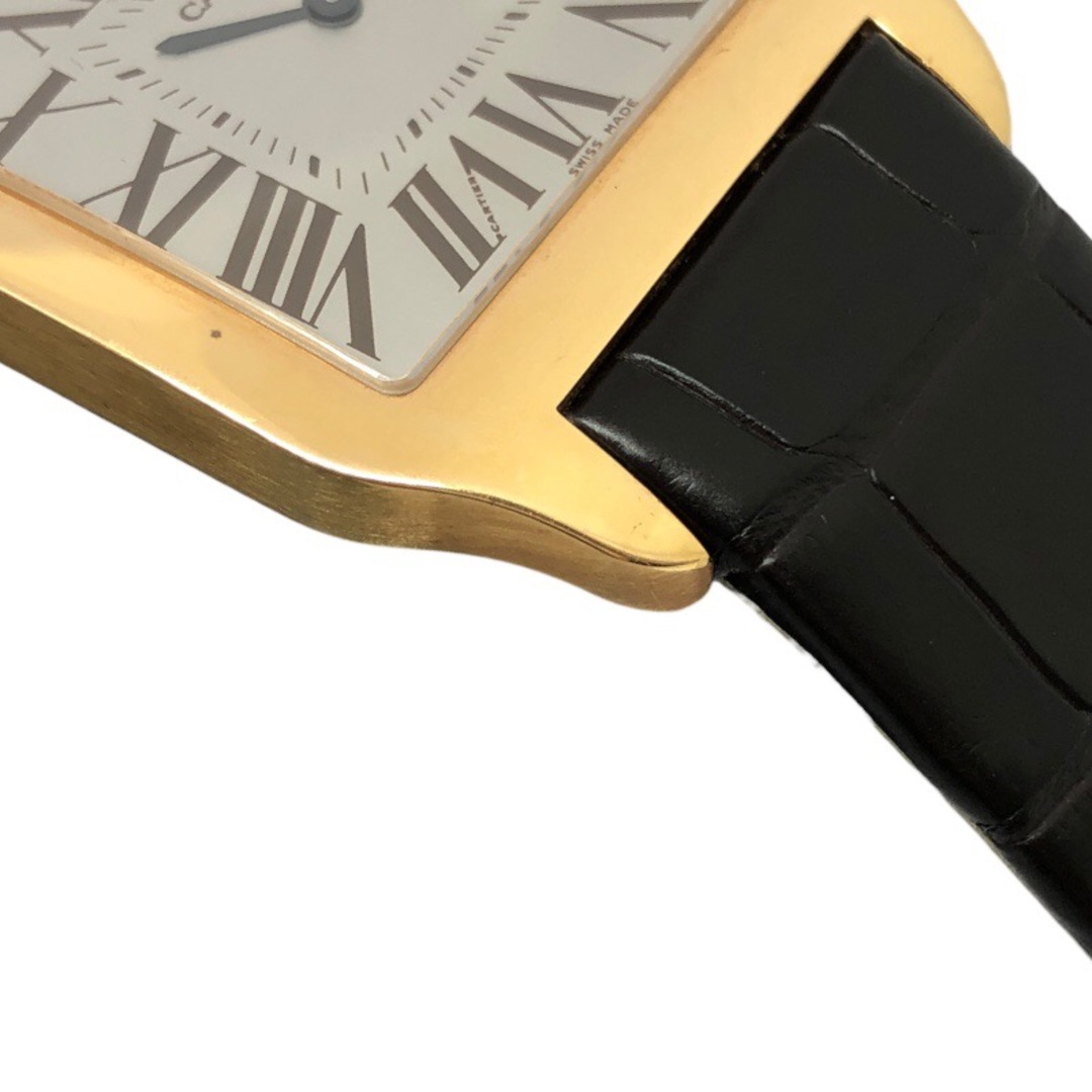 Cartier(カルティエ)の　カルティエ Cartier サントス デュモン LM W2006951 グレー K18PG/革ベルト 手巻き メンズ 腕時計 メンズの時計(その他)の商品写真