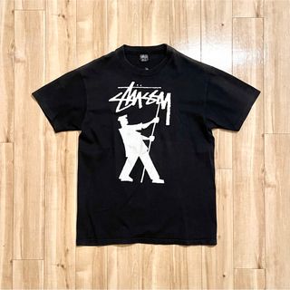 ステューシー(STUSSY)の激レア！80’s OLD STUSSY “FLAG MAN” Tシャツ(Tシャツ/カットソー(半袖/袖なし))