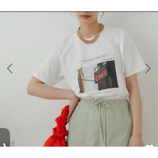 アダムエロぺ(Adam et Rope')のADAM ET ROPÉ FEMME フォトプリント半袖Tシャツ(Tシャツ(半袖/袖なし))