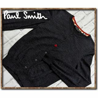 Paul Smith - ポールスミス　ニットカーディガン　チャコール☆難あり