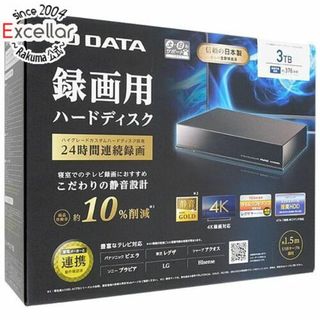 アイオーデータ(IODATA)のI-O DATA　録画用ハードディスク 3TB AVHD-AUTB3S　ブラック(PC周辺機器)