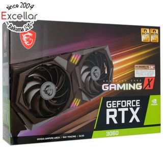 エムエスアイ(msi)のMSI製グラボ　GeForce RTX 3060 GAMING X 12G　PCIExp 12GB(PCパーツ)