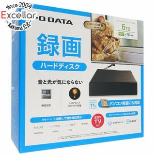 I-O DATA　外付けHDD HDD-UT6K　ブラック