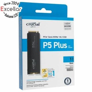 クルーシャル(crucial)のcrucial　内蔵型 M.2 SSD　P5 Plus CT1000P5PSSD5JP　1TB(PC周辺機器)