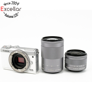 キヤノン(Canon)のCanon製　EOS M100 ダブルズームキット　ホワイト(デジタル一眼)