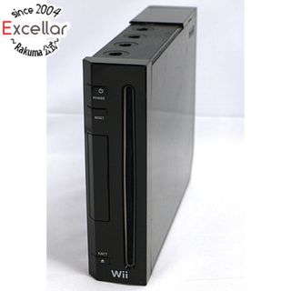 任天堂　家庭用ゲーム機 Wii [ウィー] クロ　本体のみ　カバーなし