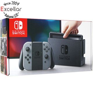 ニンテンドースイッチ(Nintendo Switch)の任天堂　Nintendo Switch　グレー　ACアダプター・Joy-Con・背面スタンドなし 元箱あり(家庭用ゲーム機本体)