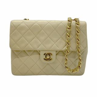 シャネル(CHANEL)のシャネル CHANEL 斜め掛けショルダーバッグ マトラッセ レザー/メタル ライトベージュ/ゴールド レディース 送料無料【中古】 z0598(ショルダーバッグ)