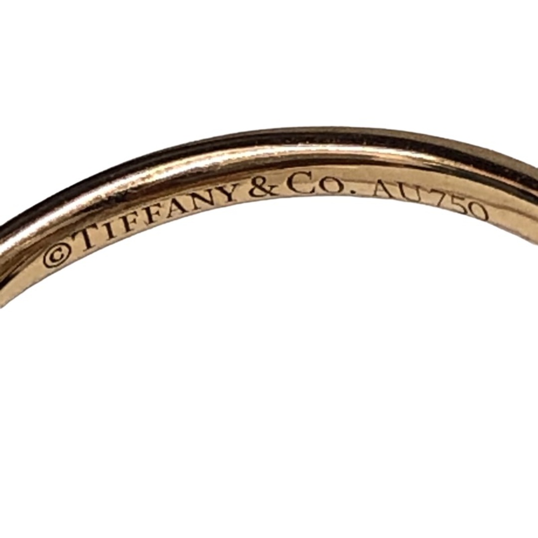 Tiffany & Co.(ティファニー)の　ティファニー TIFFANY＆CO リボンモチーフ ボウダイヤリング K18ピンクゴールド ジュエリー レディースのアクセサリー(リング(指輪))の商品写真