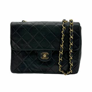 シャネル(CHANEL)のシャネル CHANEL ショルダーバッグ チェーンショルダーバッグ マトラッセ レザー/メタル ブラック/ゴールド レディース 送料無料【中古】 z0639(ショルダーバッグ)