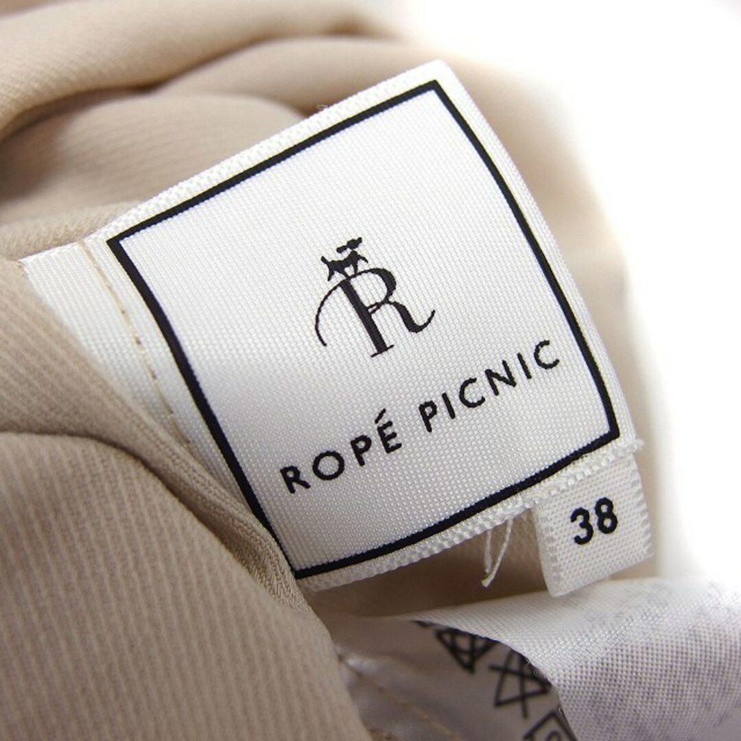 Rope' Picnic(ロペピクニック)のロペピクニック ブラウス カットソー ロングテール タック リボン 透け感 半袖 レディースのトップス(シャツ/ブラウス(半袖/袖なし))の商品写真