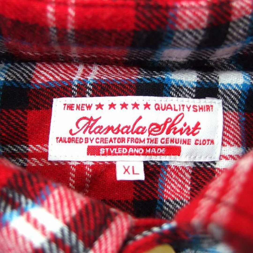 other(アザー)のマルサラ MARSALA SHIRT チェック ネルシャツ カジュアル 長袖 綿 メンズのトップス(シャツ)の商品写真