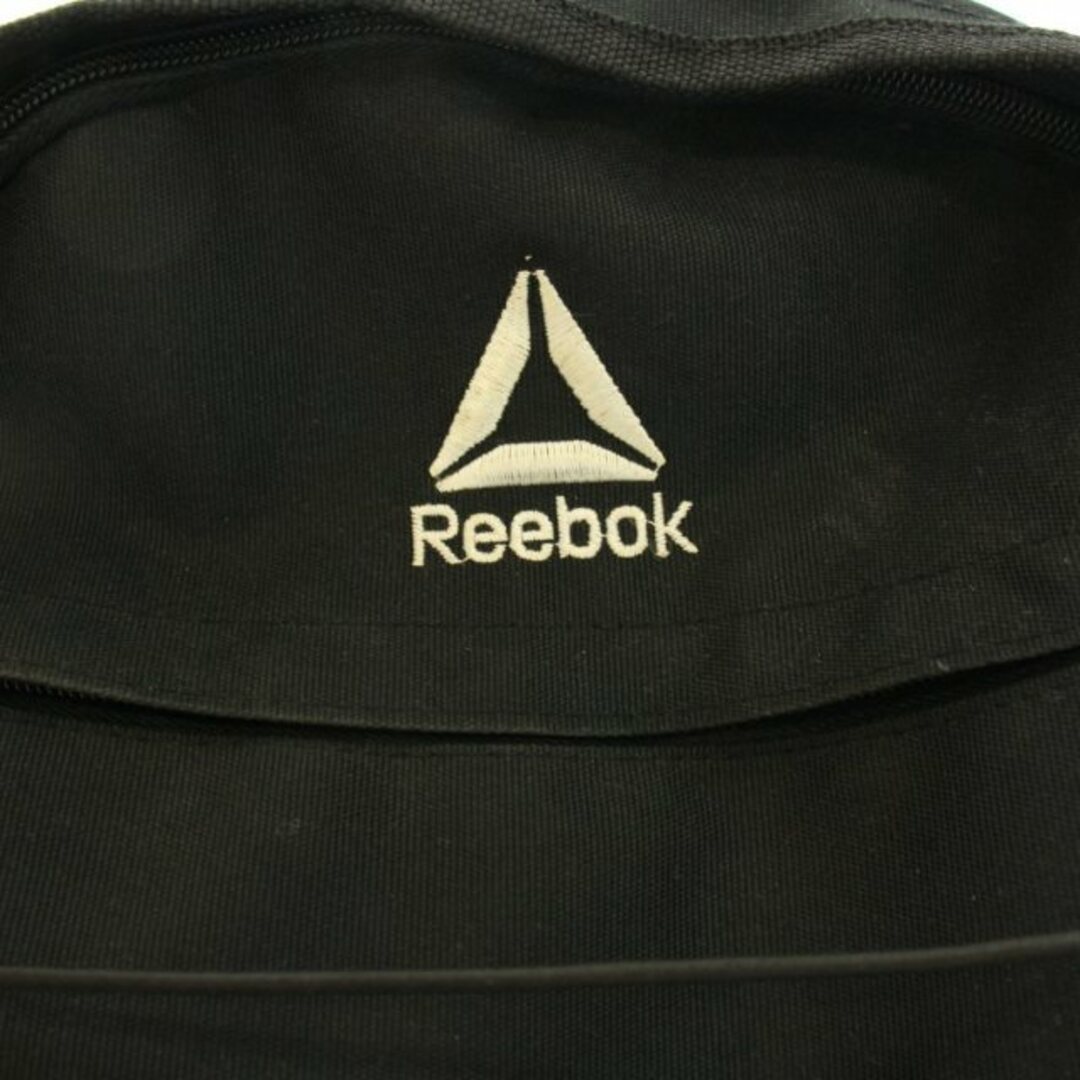 Reebok(リーボック)のリーボック リュックサック バックパック ロゴ 刺繍 プリント メッシュ 黒 メンズのバッグ(バッグパック/リュック)の商品写真