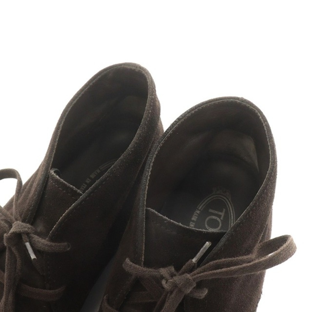 TOD'S(トッズ)のTOD'S チャッカブーツ スエード 7 26.0cm ダークブラウン 茶 メンズの靴/シューズ(ブーツ)の商品写真