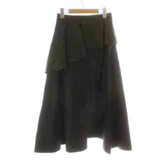 スリーワンフィリップリム(3.1 Phillip Lim)の3.1 フィリップリム フレアスカート ロング ミモレ マキシ 0 S 黒(ロングスカート)