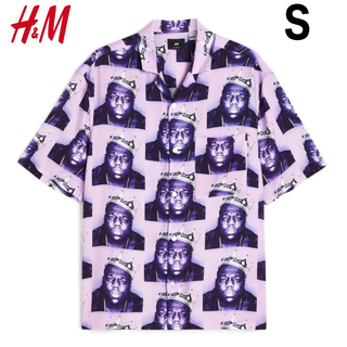 エイチアンドエム(H&M)の新品 H&M × ノートリアス B.I.G. コラボ シャツ HIP-HOP S(シャツ)