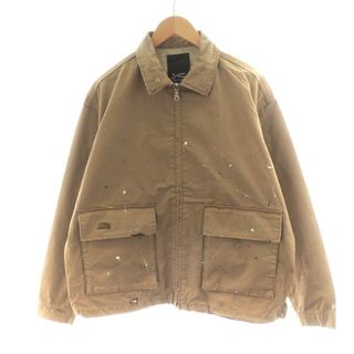 DENHAM VENTILE ブルゾン ジャケット コットン L ベージュ