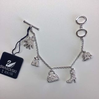 スワロフスキー(SWAROVSKI)の【年末値下げ】正規品 SWAROVSKI🕊スワロフスキー チェーンブレスレット(ブレスレット/バングル)