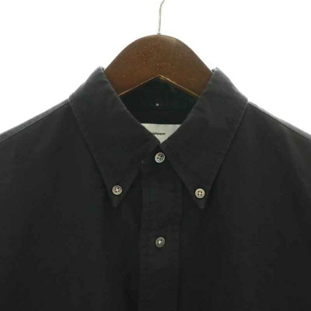 Graphpaper ボタンダウンシャツ カジュアルシャツ 長袖 1 S 黒 メンズのトップス(シャツ)の商品写真