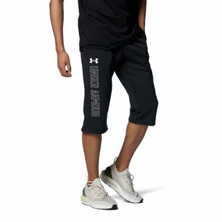 アンダーアーマー(UNDER ARMOUR)のアンダーアーマー 3/4 スウェット パンツ SM S 黒 ブラック 新品(その他)