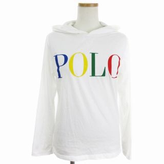 ポロラルフローレン(POLO RALPH LAUREN)のポロ ラルフローレン カットソーパーカー プルオーバー 白 L ■SM(パーカー)