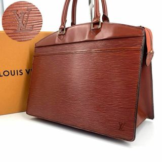 ルイヴィトン(LOUIS VUITTON)の真贋済【ヴィトン】激レア”美品”エピ リヴィエラ ブリーフケース ケニアブラウン(ビジネスバッグ)