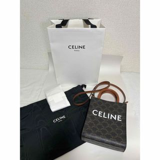 セリーヌ(celine)のセリーヌ CELINE ミニ バーティカルカバ トリオンフキャンバス(ショルダーバッグ)