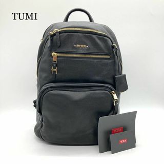 トゥミ(TUMI)の【極美品】TUMI トゥミ オールレザー リュック ブラック 196359D(バッグパック/リュック)