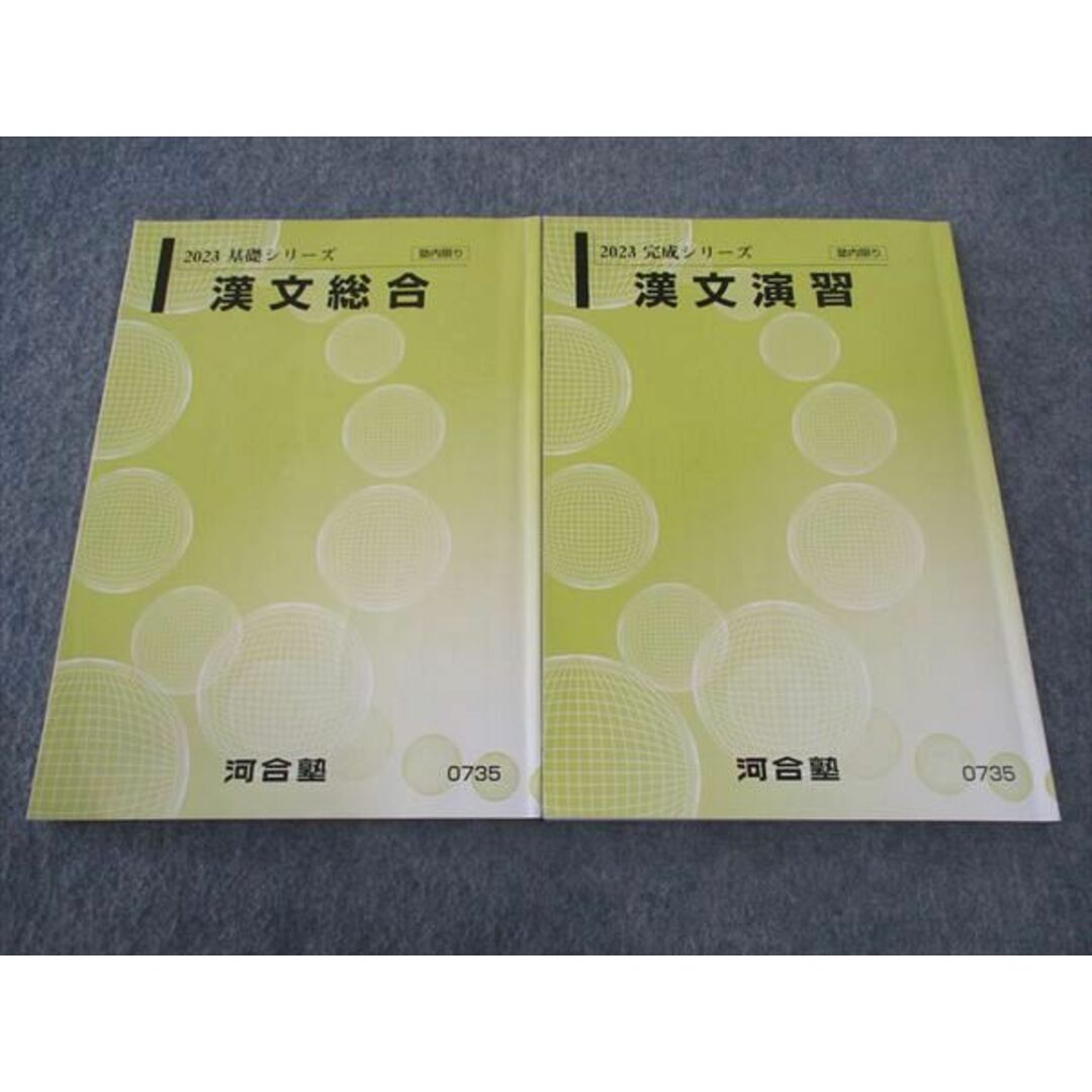 河合塾 漢文総合/演習 テキスト 通年セット 2023 基礎/完成 河合塾 漢文総合/演習 テキスト 通年セット 2023 基礎/完成