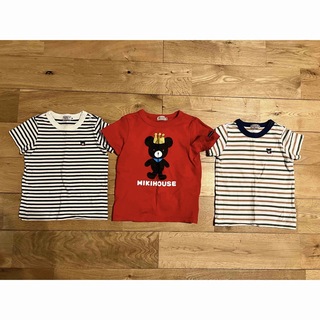 mikihouse - MIKIHOUSE Tシャツ 3点セット