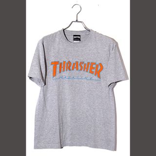 THRASHER - THRASHER スラッシャー SIZE:M ロゴ半袖Tシャツ GRAY グレー