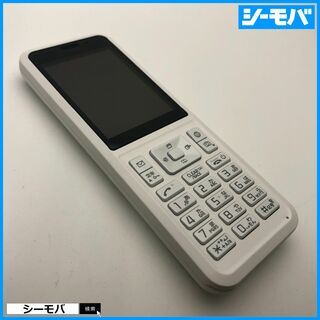 1264 SIMフリー softbank Simply B 701SI 美品 白(携帯電話本体)