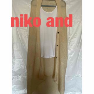 お値下げ★新品同様★niko and 春コート　ロングカーディガン　春物羽織もの