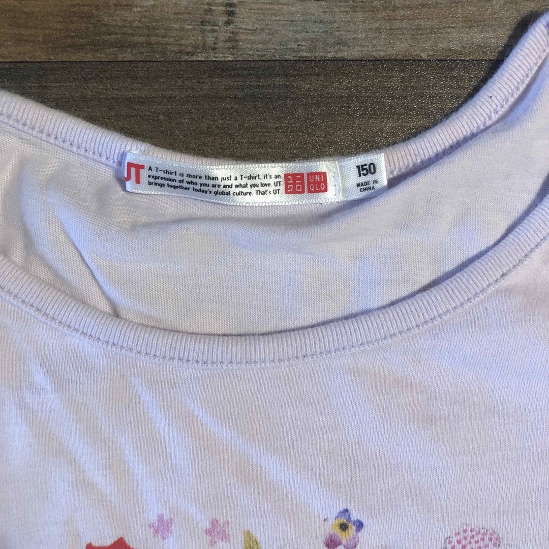 UNIQLO(ユニクロ)のユニクロ✖️キティちゃんTシャツ　150 キッズ/ベビー/マタニティのキッズ服女の子用(90cm~)(Tシャツ/カットソー)の商品写真