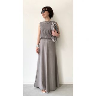 フレームワーク(FRAMeWORK)のGREY CHORD/グレイコード　Maxi Skirt(ロングスカート)