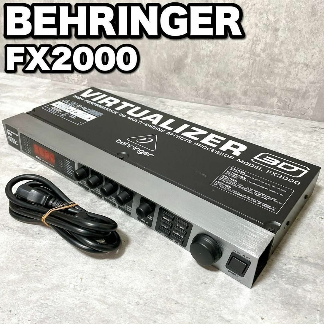 behringer - ベリンガー FX2000 マルチエフェクター ヴァーチャ behringer - ベリンガー FX2000 マルチエフェクター ヴァーチャ