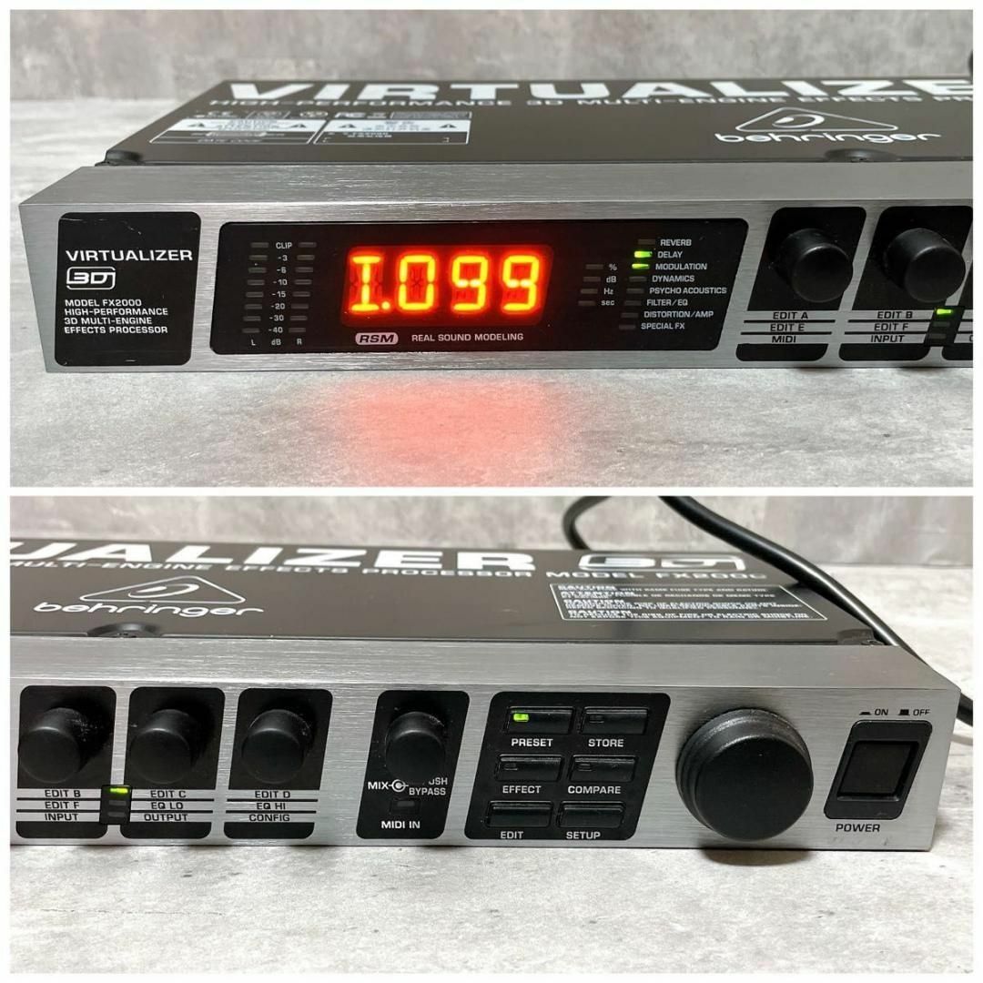 behringer - ベリンガー FX2000 マルチエフェクター ヴァーチャ behringer - ベリンガー FX2000 マルチエフェクター ヴァーチャ