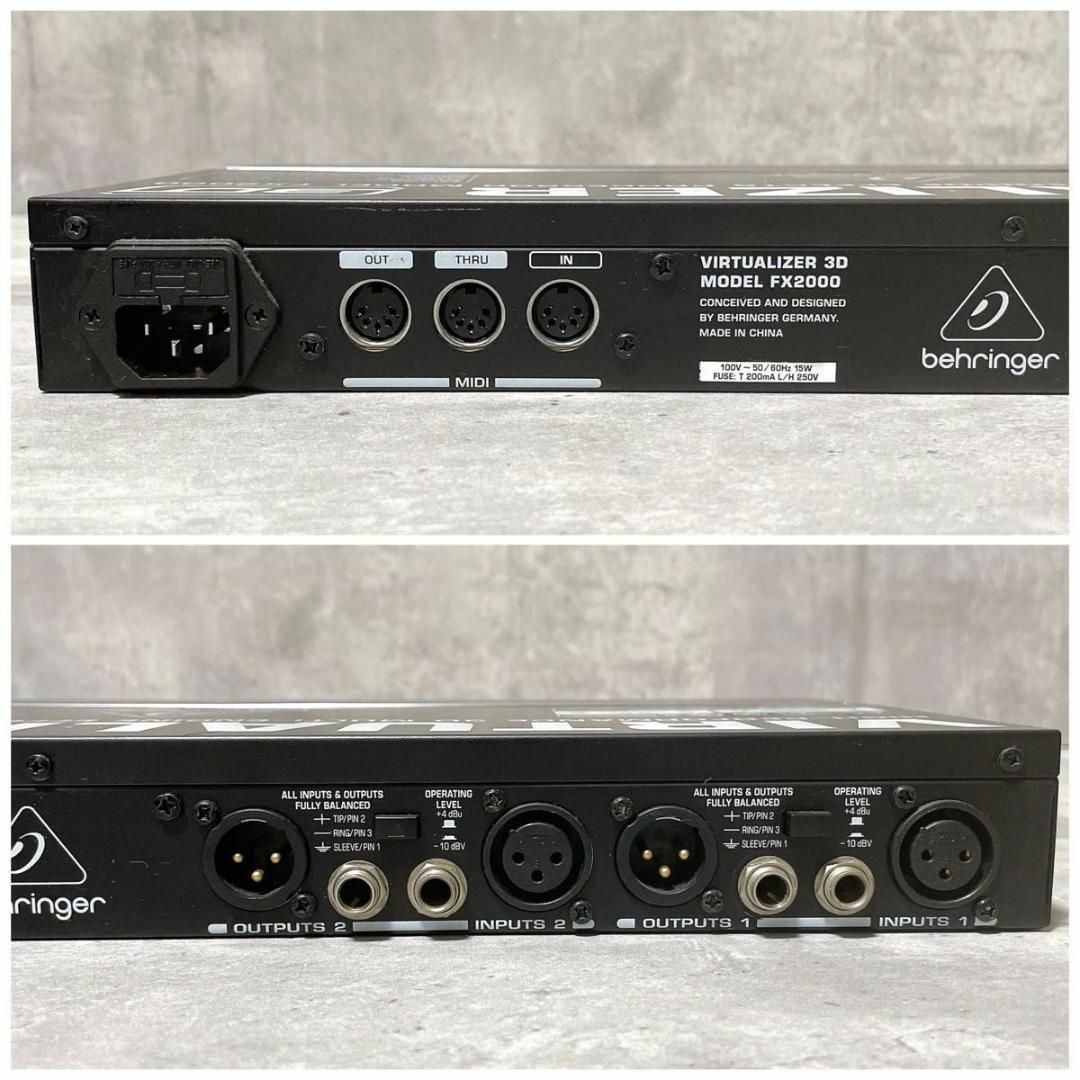 behringer - ベリンガー FX2000 マルチエフェクター ヴァーチャ behringer - ベリンガー FX2000 マルチエフェクター ヴァーチャ