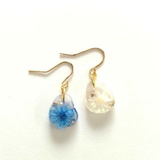 No.179 ハンドメイド ピアス イヤリング レジン(ピアス)