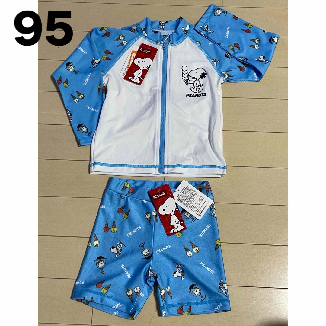 SNOOPY(スヌーピー)のスヌーピー　SNOOPY 水着　スイムウェア　ラッシュカード　95 キッズ/ベビー/マタニティのキッズ服男の子用(90cm~)(水着)の商品写真