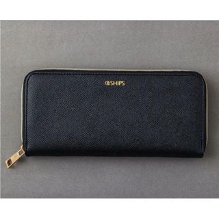 SHIPS - SHIPS［シップス］ カードもコインもたっぷり収納 長財布 BLACK