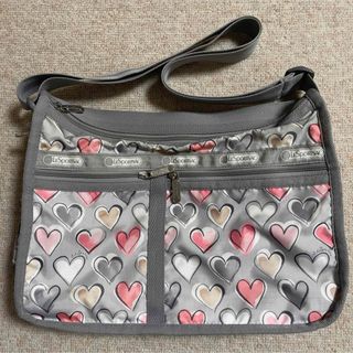 LeSportsac レスポートサック ショルダーバッグ 総柄　ハートマーク　