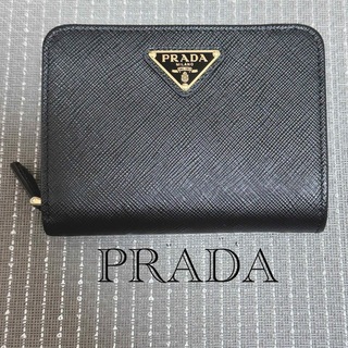 プラダ(PRADA)のPRADA サフィアーノ トライアングル 財布(財布)