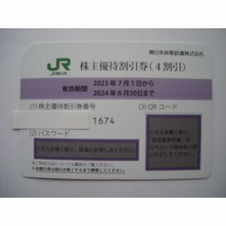 JR東日本株主優待割引券(4割引) 1枚(その他)