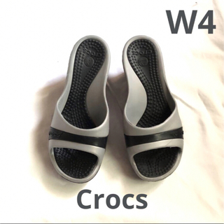 クロックス(crocs)のクロックス crocs  ササリー　ウエッジサンダル　 サイズ4  (サンダル)