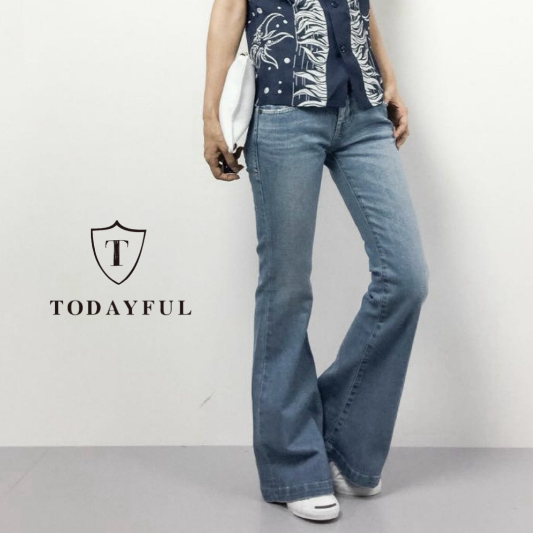 TODAYFUL - TODAYFUL MIA's Denim 70s風ベルボトムデニムの通販 TODAYFUL - TODAYFUL MIA's Denim 70s風ベルボトムデニムの通販