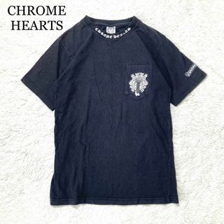 クロムハーツ(Chrome Hearts)の【定番☆人気】クロムハーツ Tシャツ 半袖 ブラック ロゴ入り プリント M(Tシャツ/カットソー(半袖/袖なし))