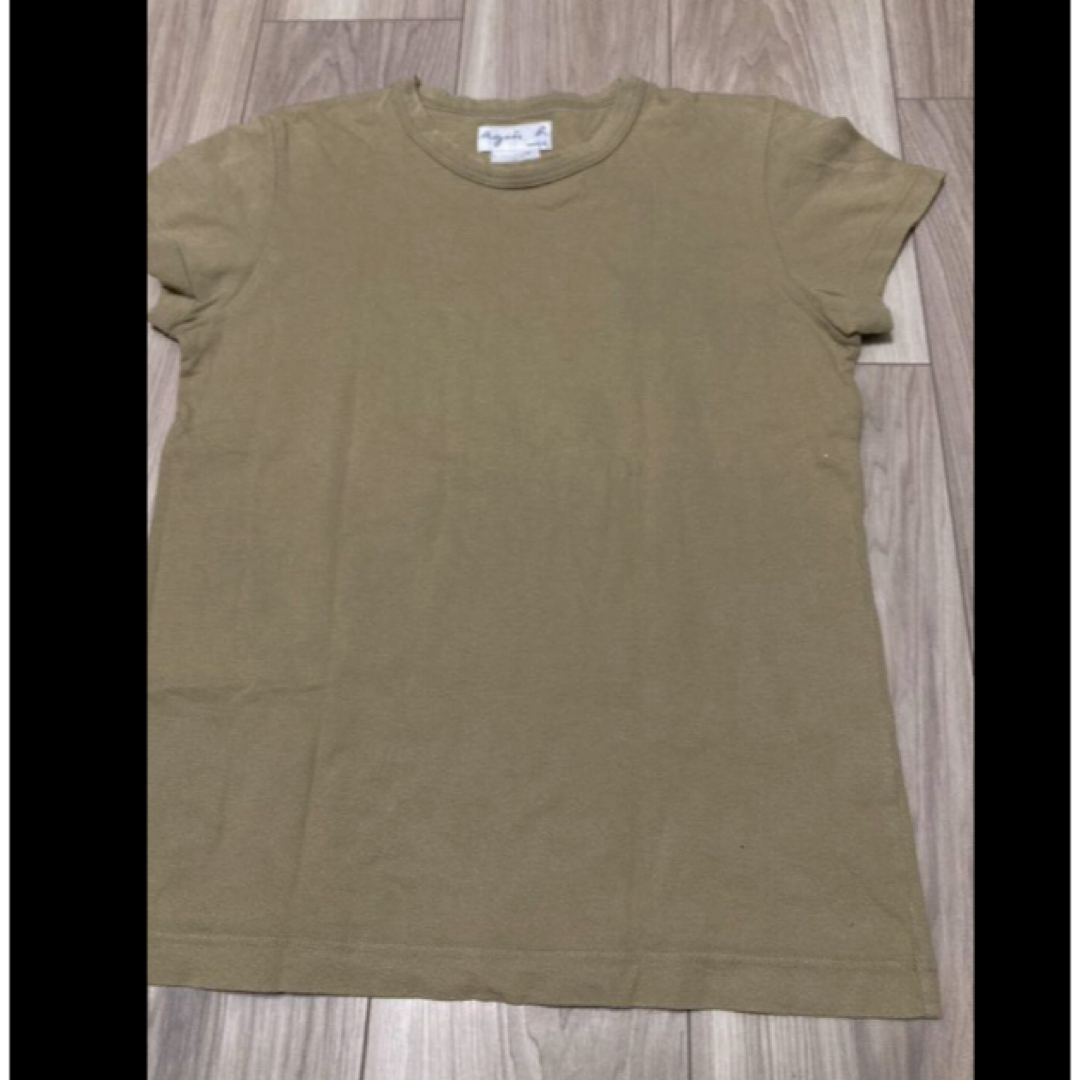 agnes b.(アニエスベー)のアニエス・ベーブラウンコットンT レディースのトップス(Tシャツ(半袖/袖なし))の商品写真