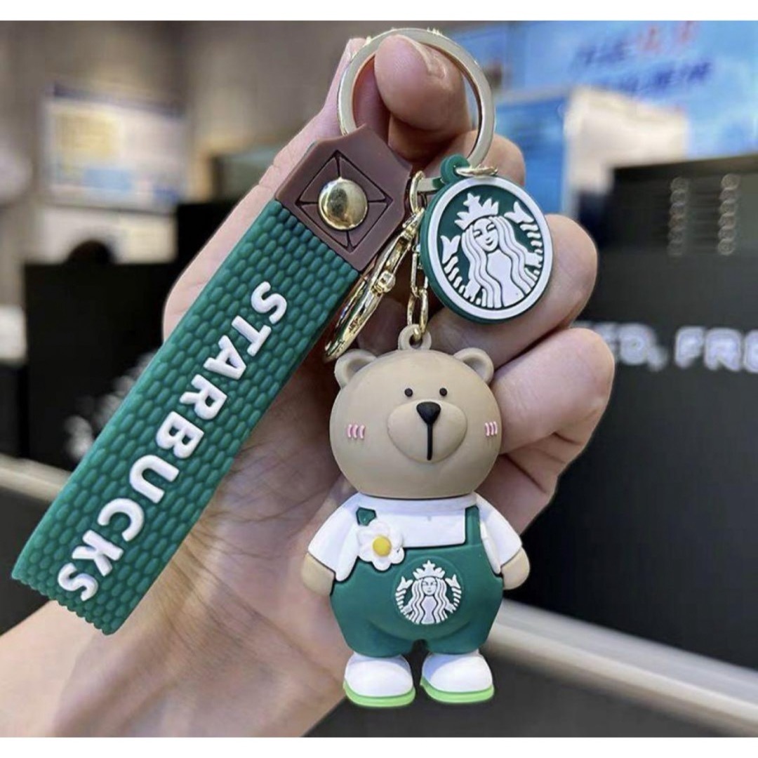 海外限定　Starbucks スタバ　キーホルダー　新品未使用 レディースのファッション小物(キーホルダー)の商品写真